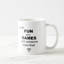 Drôle Perdre Internet WiFi - Blanc