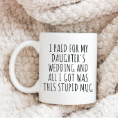 Mug Drôle Père De Mariée Cadeau, Cadeau Mariage Pour P
