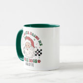 Mug Drôle Père Noël Apporter plus de Chiens Noël Perso (Devant gauche)