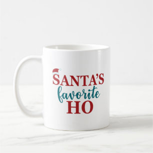 Mug Drôle Père Noël Favori Ho, Décoration de fête de N
