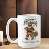Mug Drôle Père Noël Plutôt Pêcher