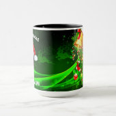 Mug Drôle Père Noël Trump 2024 Rendre Noël super (Centre)