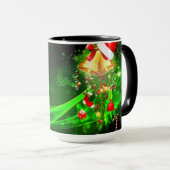 Mug Drôle Père Noël Trump 2024 Rendre Noël super (Devant droit)