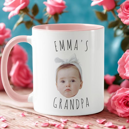 Mug Drôle personnalisé bébé photo visage