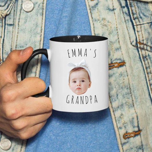 Mug Drôle personnalisé bébé photo visage