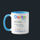 Mug Drôle personnalisé meilleur cadeau cardiologue<br><div class="desc">Customisez cette drôle de coutume meilleur médecin cardiologue mug cadeau pour faire un cadeau qu'ils vont aimer. Un grand cadeau pour les médecins. RX Mugs - exactement ce que le Dr a commandé!</div>