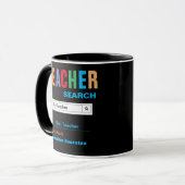 Mug Drôle personnalisé Meilleur cadeau enseignant (Devant gauche)