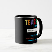 Mug Drôle personnalisé Meilleur cadeau enseignant (Devant droit)