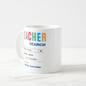 Mug Drôle personnalisé Meilleur cadeau enseignant (Devant gauche)