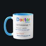 Mug Drôle personnalisé meilleur cadeau Gastroenterolog<br><div class="desc">Customisez cette drôle de coutume meilleure tasse cadeau docteur pour faire un cadeau qu'ils vont aimer. Un grand cadeau pour les médecins. RX Mugs - exactement ce que le Dr a commandé!</div>