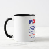 Mug Drôle personnalisé Meilleur cadeau maman (Gauche)