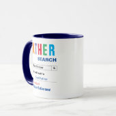 Mug Drôle personnalisé Meilleur Père Cadeau (Devant gauche)