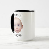 Mug Drôle personnalisé visage bébé (Devant gauche)