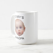 Mug Drôle personnalisé visage bébé (Devant gauche)