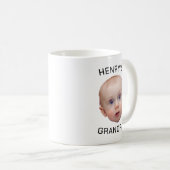 Mug Drôle personnalisé visage bébé (Devant droit)