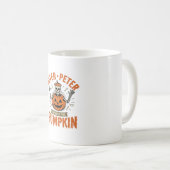 Mug Drôle Peter Peter Citrouille Halloween Squelette C (Devant droit)