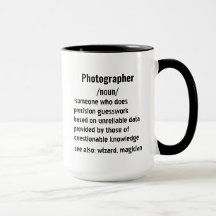 Mug drôle Photographe Définition cadeaux pour hommes f