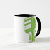 Mug Drôle Pickleball Paddle Up Butter Cup (Devant droit)