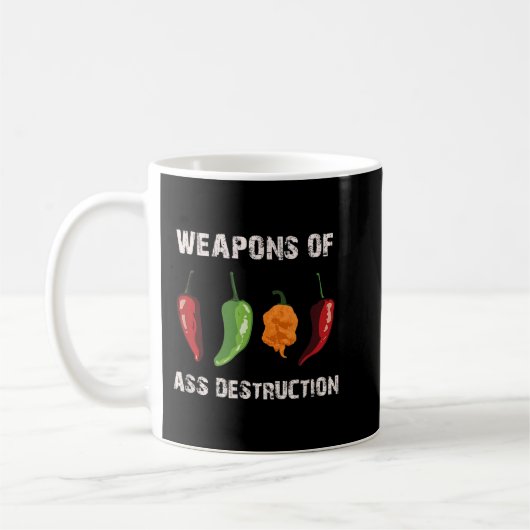 Mug Drôle piment piment tête épicé aliments chauds épi (Gauche)
