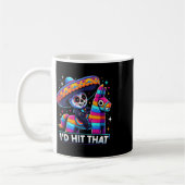 Mug Drôle Pinatas Du Parti Mexicain J'Ai Touché Ce Cin (Gauche)