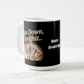 Mug Drôle Pipe Down Dip Hilarious Sarcastic Citation (Devant gauche)