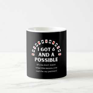 Mug Drôle Pique J'Ai Six Et Une Carte De Jeu Possible