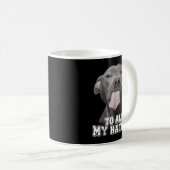 Mug Drôle Pitbull à tous mes haïteurs Chemise Pitbull  (Devant droit)