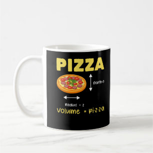 Mug Drôle Pizza Math Volume Calcul Aliments Lover