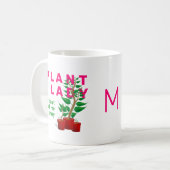 Mug Drôle PLANTE CRAZY LADY (Devant gauche)