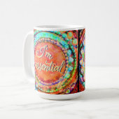 Mug Drôle Plutôt Floral Essential Inspirivity (Devant gauche)