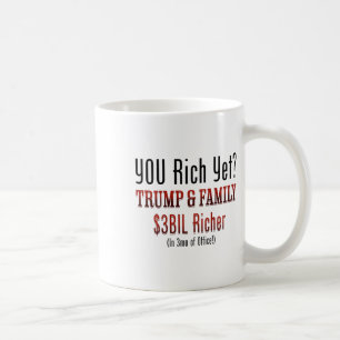 Mug Drôle Politique Corrompu Trump S'enrichit Au Burea