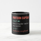Mug Drôle Ponton Capitaine Définition (Centre)