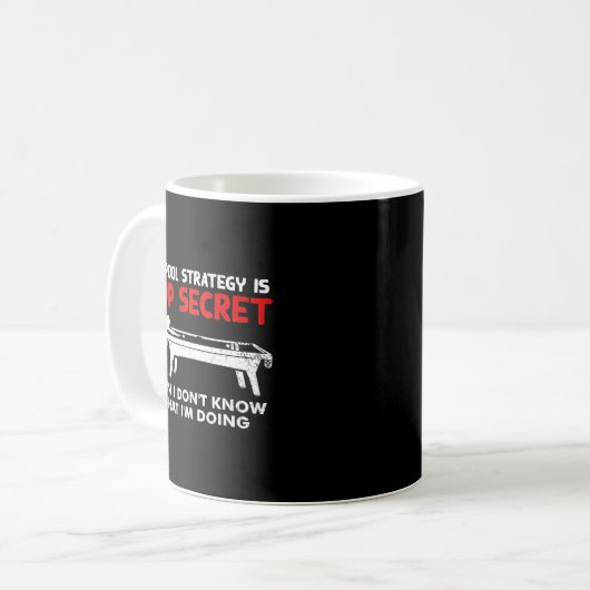 Mug Drôle Pool Player Billiards Cadeau (Devant gauche)