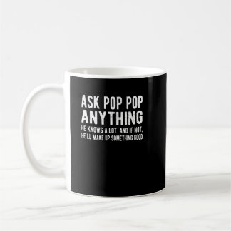 Mug Drôle Pop Pop Grand-père Fête des pères Cadeau Pop