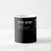 Mug Drôle pop pop pop pour grand-père cool pour la fêt (Centre)