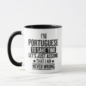Mug Drôle Portugais (Gauche)