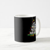 Mug Drôle Possum Arbre de Noël Ornament Décor Opossum (Devant droit)