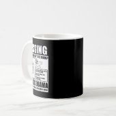 Mug Drôle Poster libéral de Barack Obama (Devant gauche)