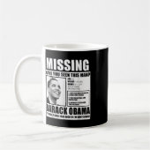 Mug Drôle Poster libéral de Barack Obama (Gauche)