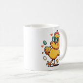 Mug Drôle poulet de Pâques (Devant droit)