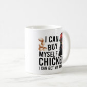 Mug Drôle Poulet Dit (Devant droit)