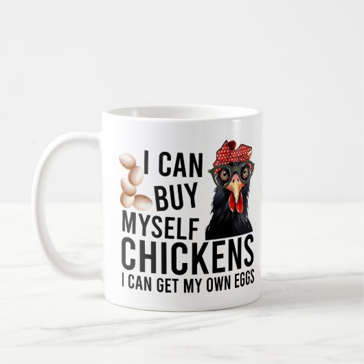 Mug Drôle Poulet Dit (Gauche)