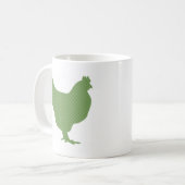 Mug Drôle poulet moderne (Devant gauche)
