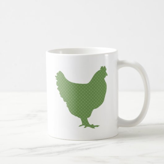 Mug Drôle poulet moderne (Droite)