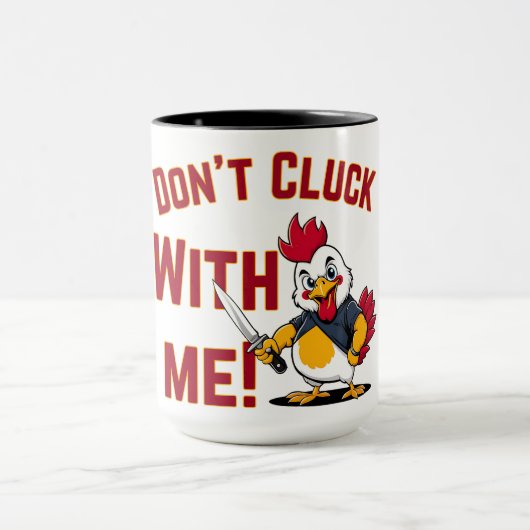 Mug Drôle Poulet - N'étouffez pas avec moi (Centre)