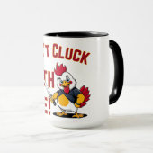Mug Drôle Poulet - N'étouffez pas avec moi (Devant droit)