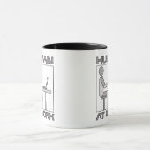 Mug drôle pour les humains du bureau au travail (Centre)