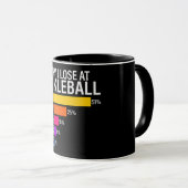 Mug Drôle Pourquoi Je Perds À Pickleball (Devant droit)