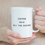 Mug Drôle préférence boisson<br><div class="desc">Boire préférence café Mug</div>