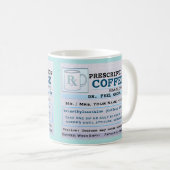 Mug Drôle Prescription RX Hospital Green (Devant droit)
